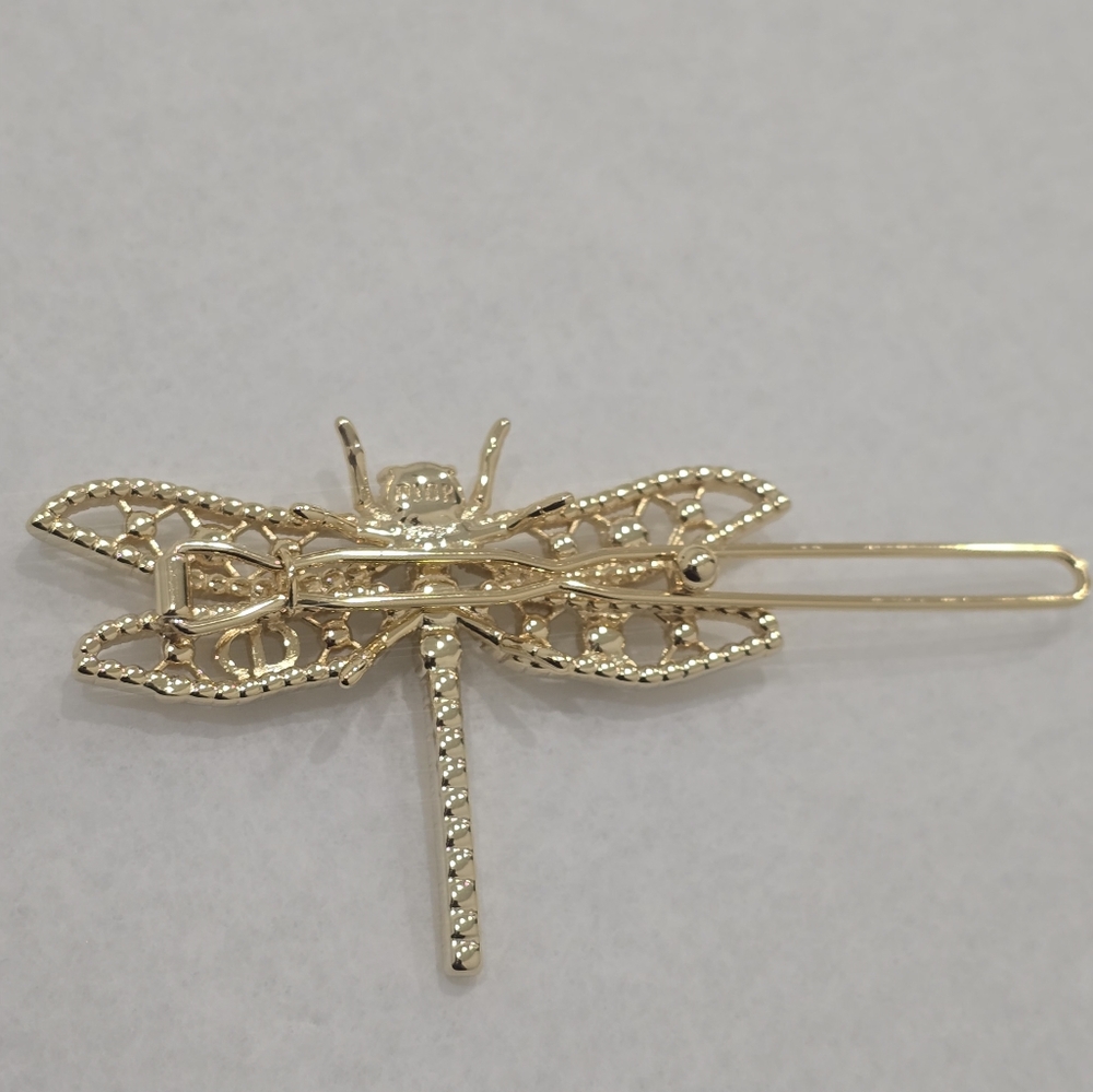 Dior Dragonfly Crystal Hair Clip - Picture 9 of 12